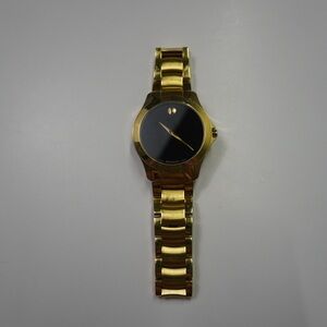Movado Luxurious Gold and Black Smartwatch